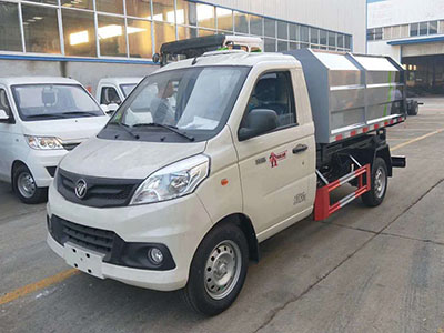 福田挂桶式垃圾车 国六