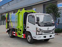 国六东风多利卡压缩式对接垃圾车